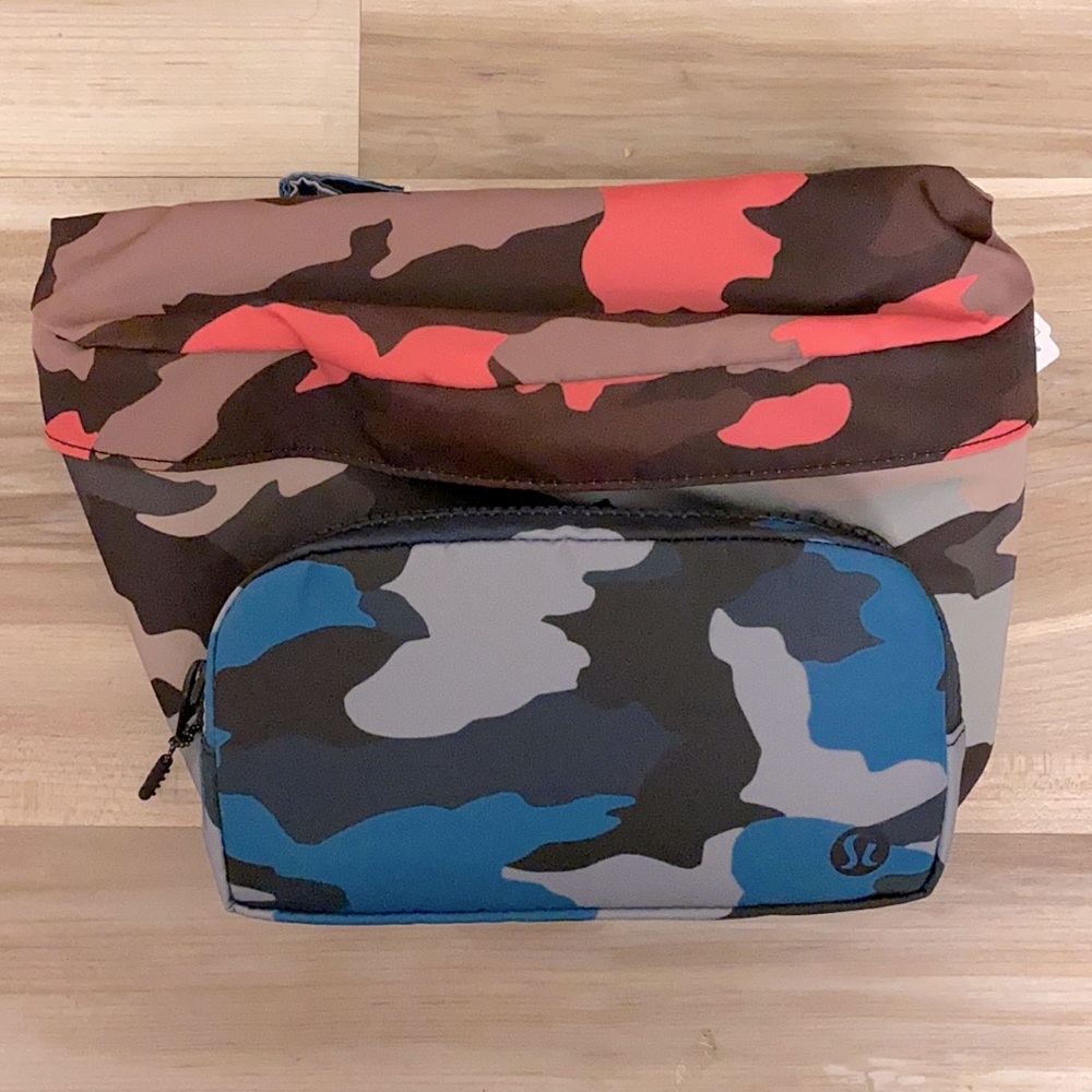 ❤️ Lululemon The Rest is Written Belt Bag Camo NWOT
